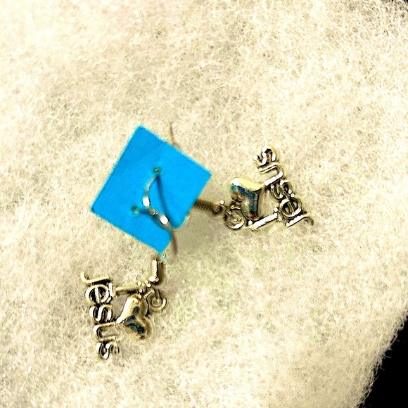 HOBO Jewelry - NWT earrings #god .925 sterling / stainless heavy duty I love Jesus earr…